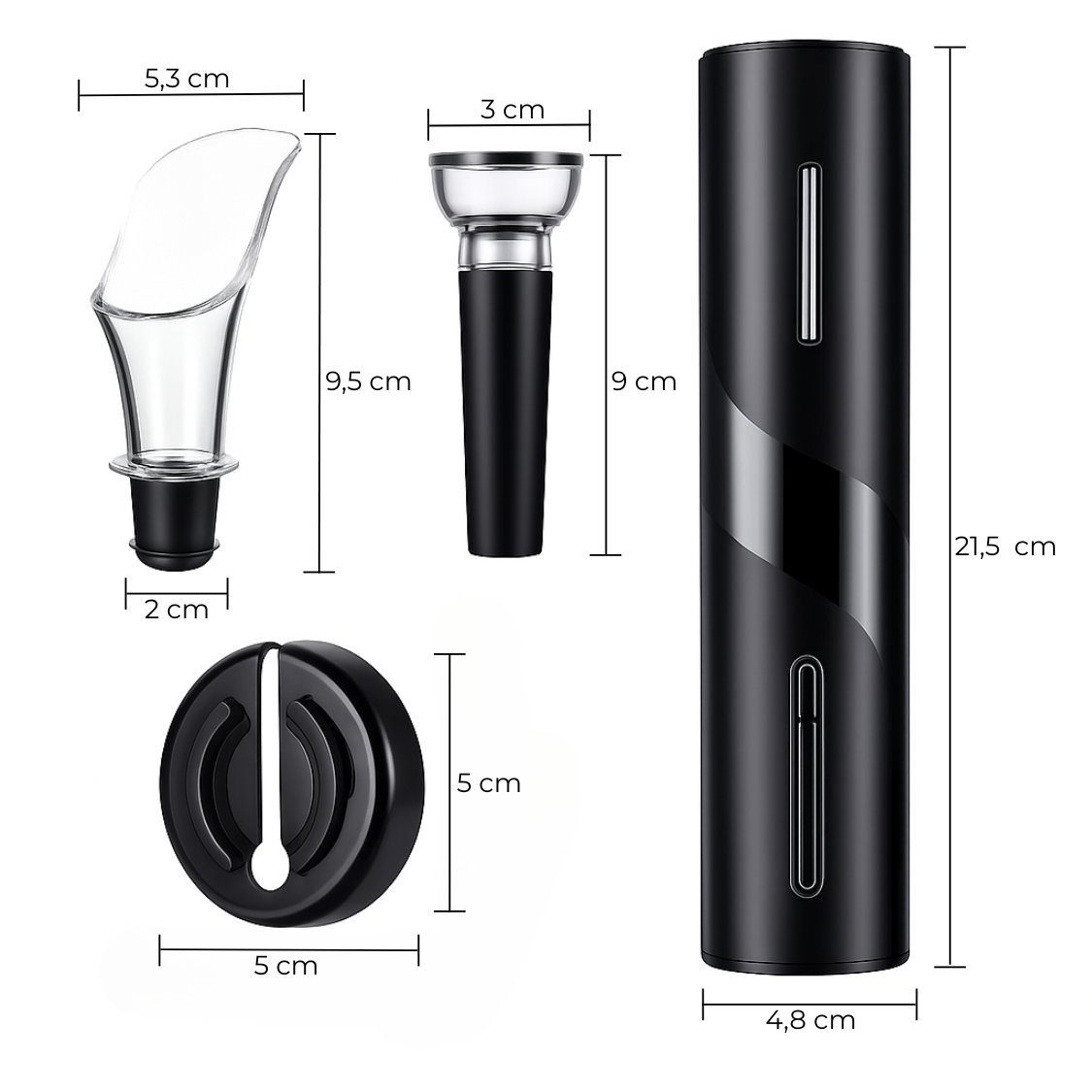 Kit Saca Rolhas EasyPro Elétrico