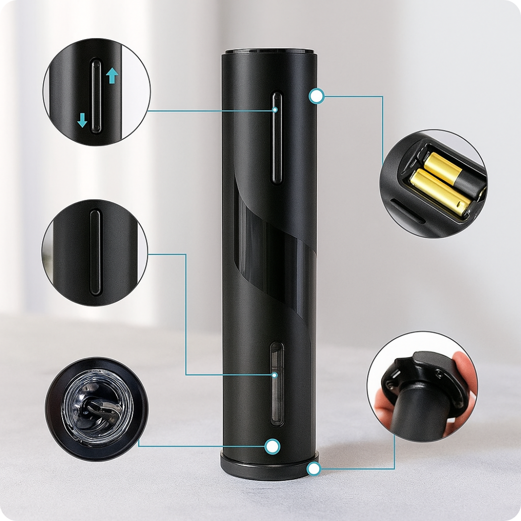 Kit Saca Rolhas EasyPro Elétrico