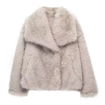 Casaco de Pêlo Feminino Sable