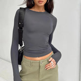 Cropped Manga Longa Elis