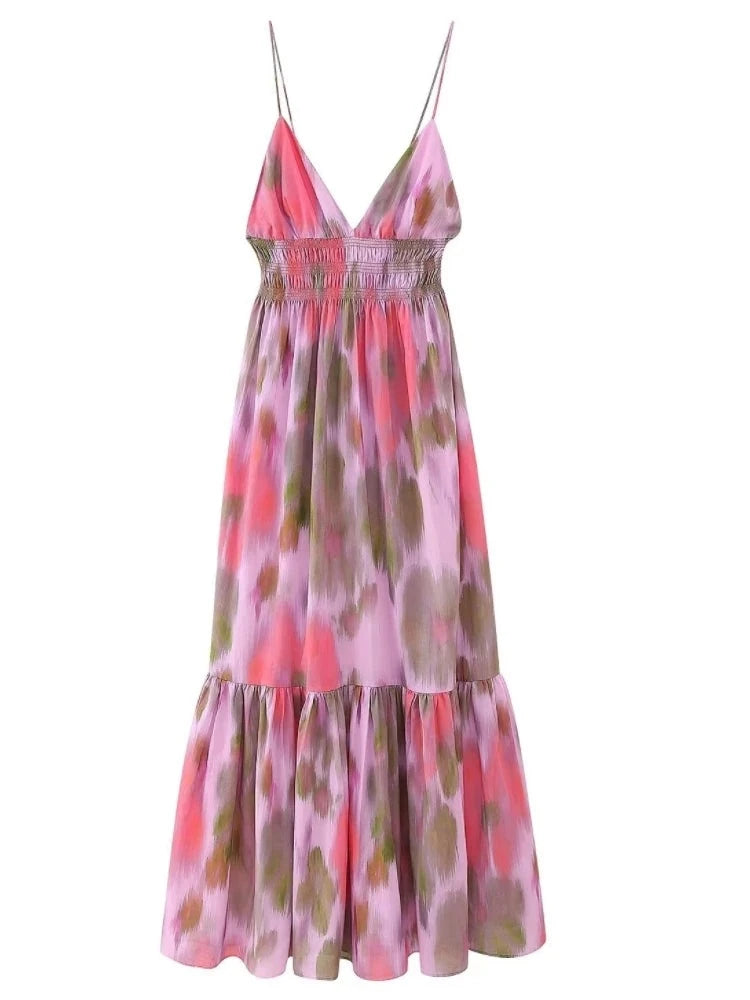 Vestido Midi Tie Dye Solstice