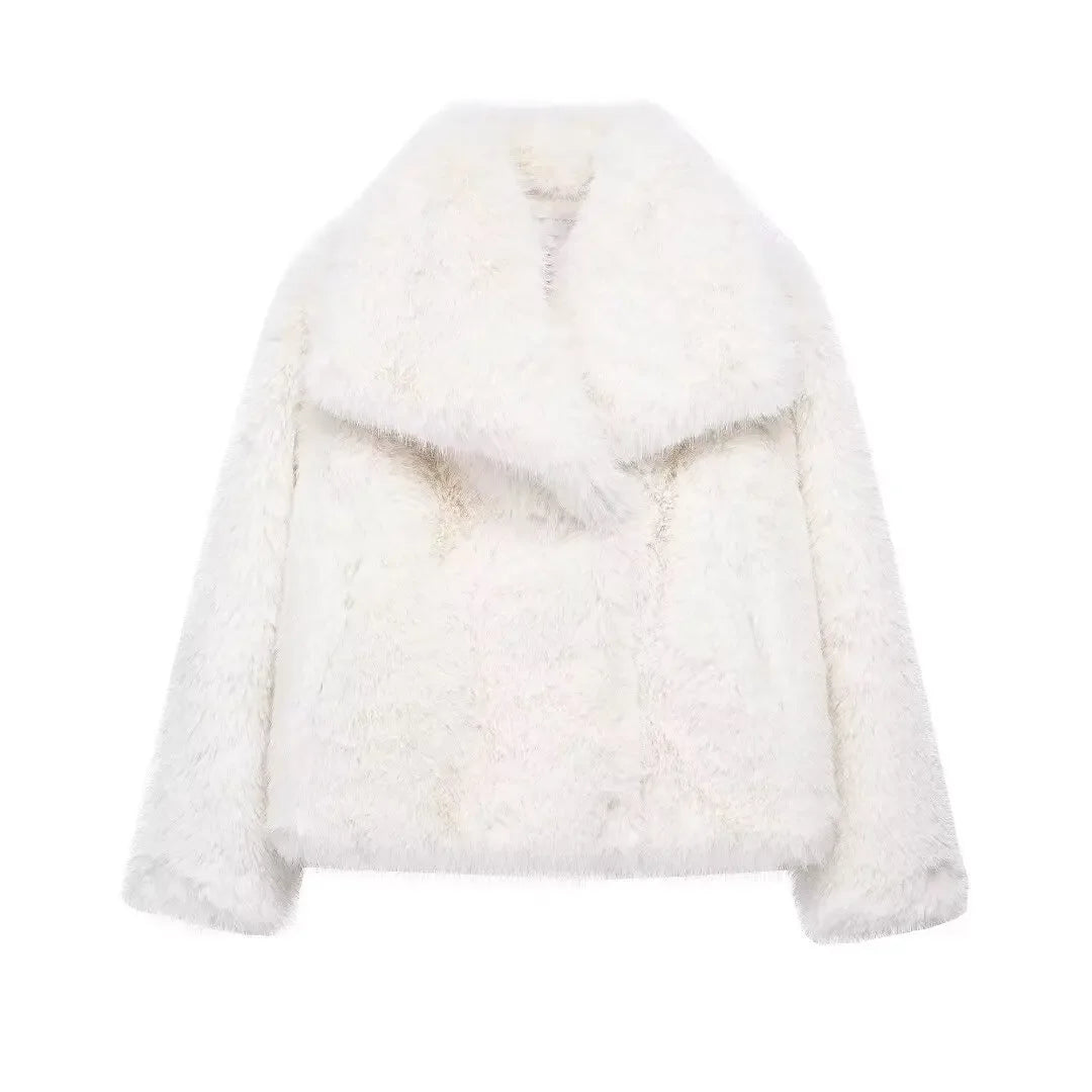 Casaco de Pêlo Feminino Sable