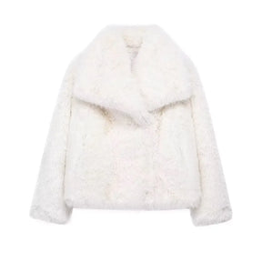Casaco de Pêlo Feminino Sable
