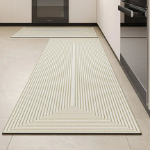 Tapete de Cozinha Absorvente Antiderrapante Listrado | StripeDry