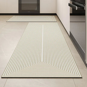Tapete de Cozinha Absorvente Antiderrapante Listrado | StripeDry