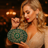 Clutch Festa Pedraria Verde Marta