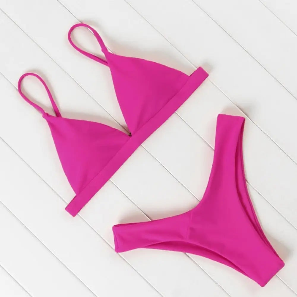 Biquíni Asa Delta Malibu Rosa Pink / P Biquíni Asa Delta Malibu