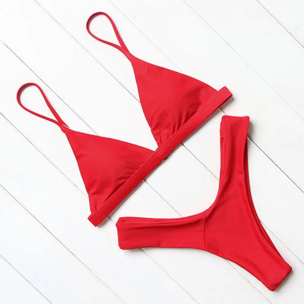 Biquíni Asa Delta Malibu Vermelho / P Biquíni Asa Delta Malibu