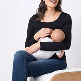Blusa Amamentação Preta / P Blusa Amamentação