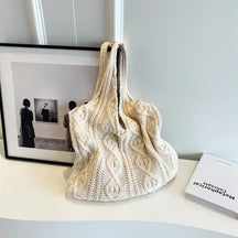 Bolsa de Crochê Off White Bolsa de Crochê