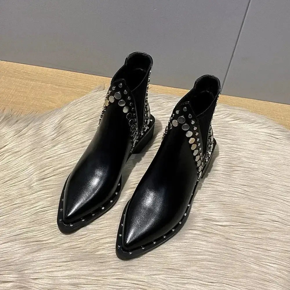 Bota Feminina Cano Curto Stellar Preta / 33