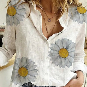 Camisa Feminina Linho Sunflower