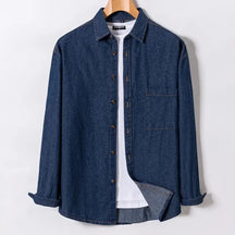 Camisa Jeans Masculina 12 / M Camisa Jeans Masculina