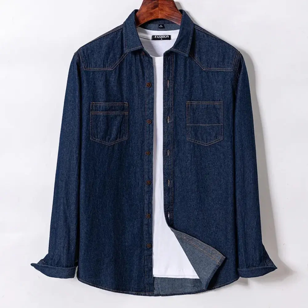 Camisa Jeans Masculina 6 / M Camisa Jeans Masculina
