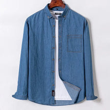 Camisa Jeans Masculina 7 / M Camisa Jeans Masculina