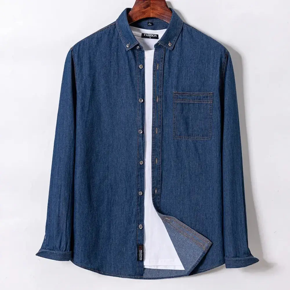 Camisa Jeans Masculina 8 / M Camisa Jeans Masculina
