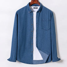 Camisa Jeans Masculina 9 / M Camisa Jeans Masculina