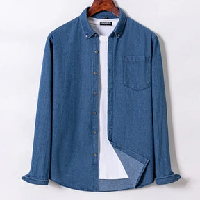 Camisa Jeans Masculina 9 / M Camisa Jeans Masculina