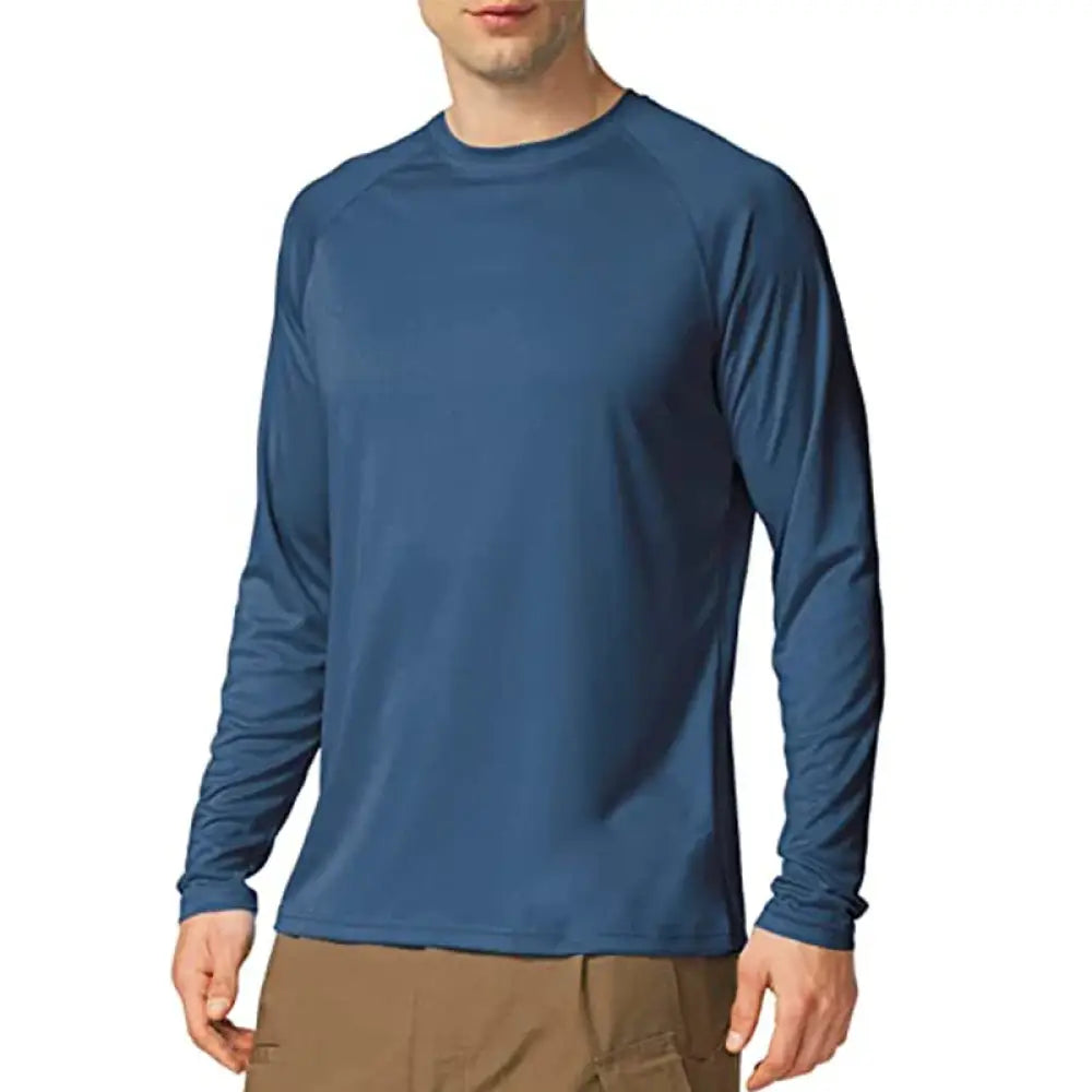 Camisa UV Masculina FPS 50 + Azul Escuro / P Camisa UV Masculina FPS 50 + 