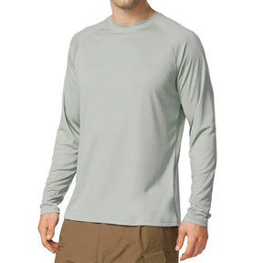 Camisa UV Masculina FPS 50 + Cinza Claro / P Camisa UV Masculina FPS 50 + 