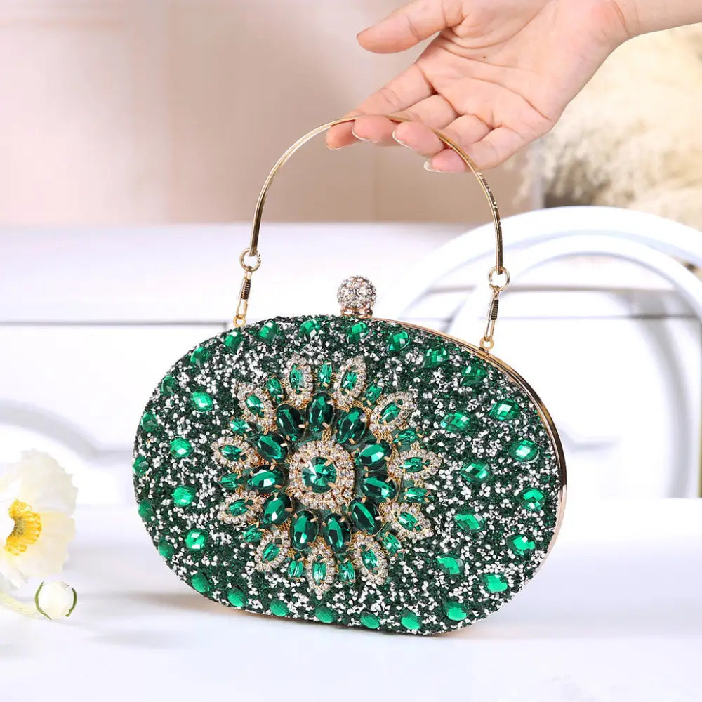 Clutch Festa Pedraria Verde Marta Verde Clutch Festa Pedraria Verde Marta