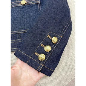 Jaqueta Jeans Feminina Alfaiataria Vogue