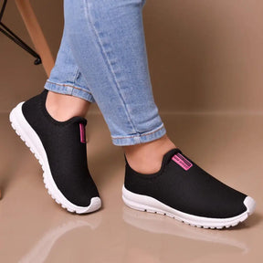 Kit 2 Pares Tênis Calce Fácil Feminino Ortopédico Kit 2 Pares Tênis Calce Fácil