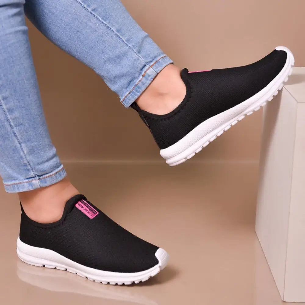Kit 2 Pares Tênis Calce Fácil Feminino Ortopédico Kit 2 Pares Tênis Calce Fácil