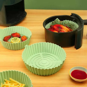 Kit Forma De Silicone Para Air Fryer - COMPRE 2 LEVE 3 Kit Forma De Silicone Para Air Fryer