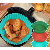 Kit Forma De Silicone Para Air Fryer - COMPRE 2 LEVE 3 COMPRE 2 LEVE 3 / REDONDO Kit Forma De Silicone Para Air Fryer