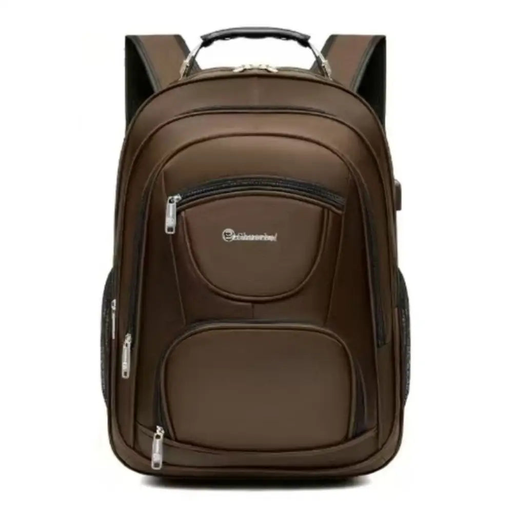 Mochila de Bordo para Viagem Unissex Marrom Mochila de Bordo para Viagem Unissex