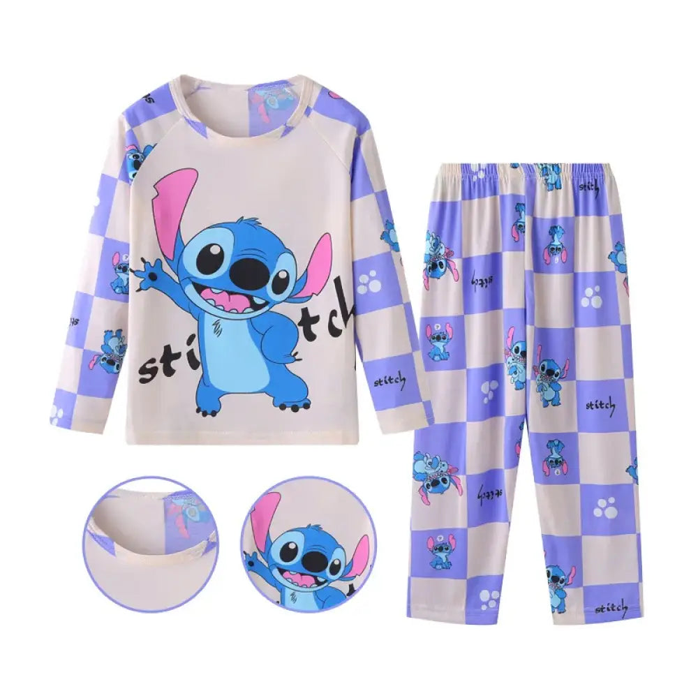 Pijama Stitch Infantil 3 / 8(90-100cm) Pijama Stitch Infantil