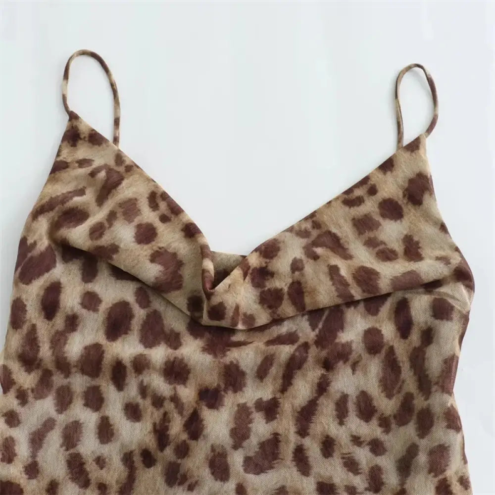 Vestido Animal Print Leona