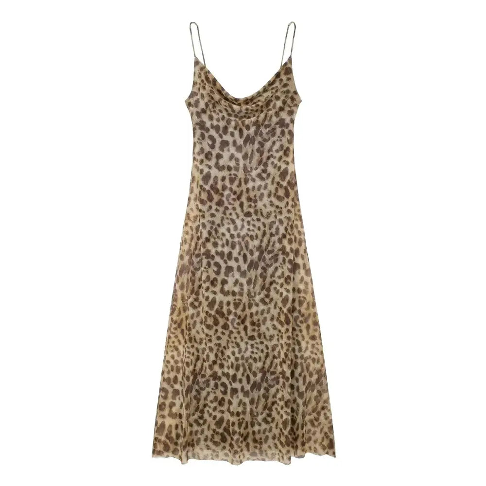 Vestido Animal Print Leona