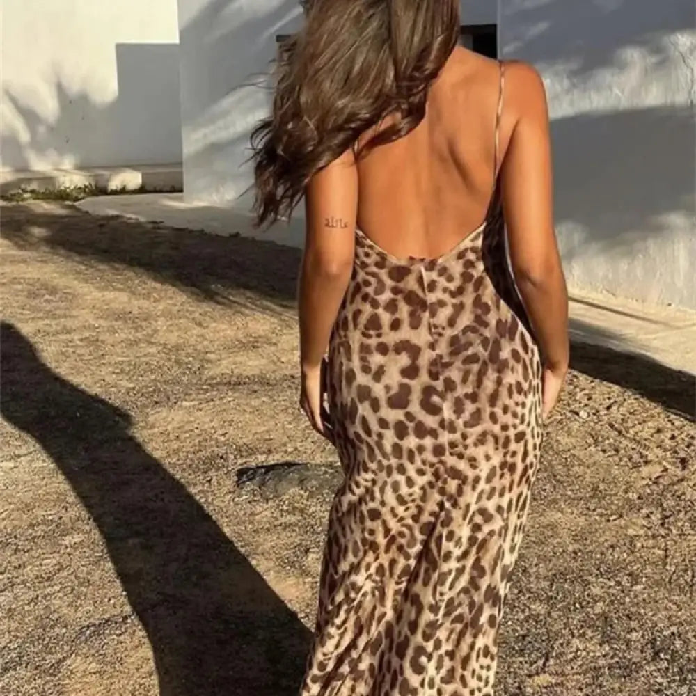 Vestido Animal Print Leona