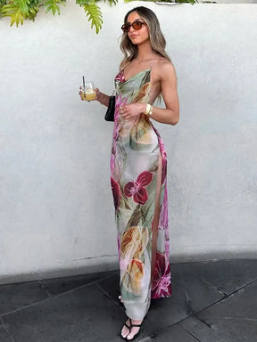 Vestido de Festa Longo Halter Vestido de Festa Longo Halter