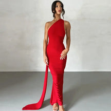 Vestido de Festa Longo Rebeca Vermelho / PP Vestido de Festa Longo Rebeca