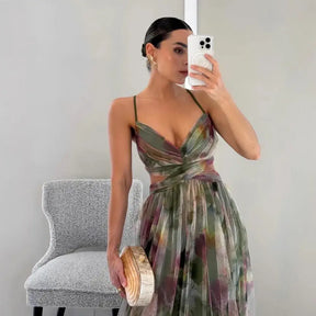 Vestido de Festa Longo Sun Vestido de Festa Longo Sun