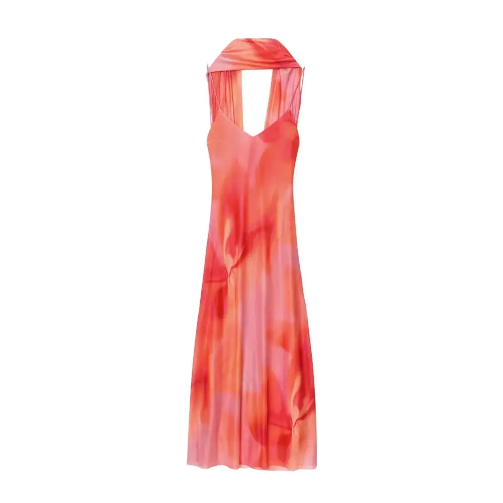 Vestido de Tule Longo Maiori Rosê / PP Vestido de Tule Longo Maiori