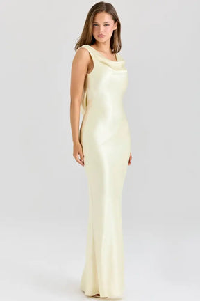 Vestido Longo Cetim Maiana Vestido Longo Cetim Maiana