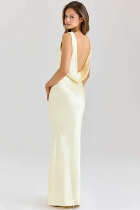Vestido Longo Cetim Maiana Vestido Longo Cetim Maiana