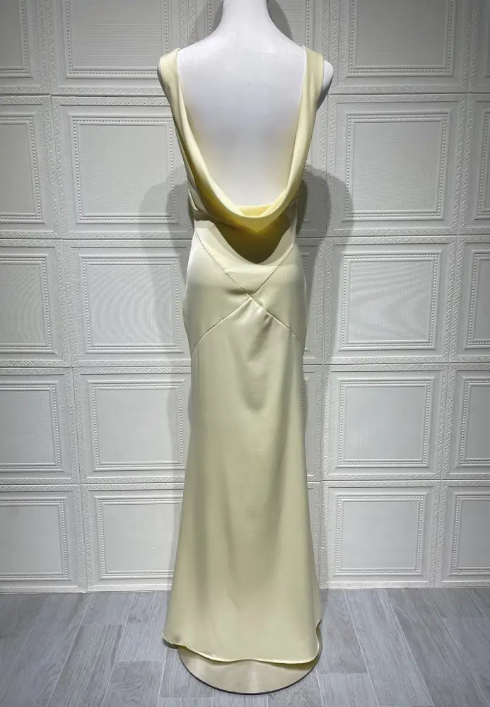 Vestido Longo Cetim Maiana Vestido Longo Cetim Maiana