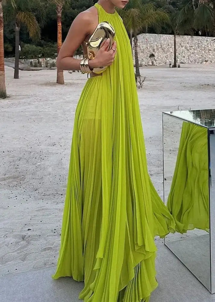 Vestido Longo Neck