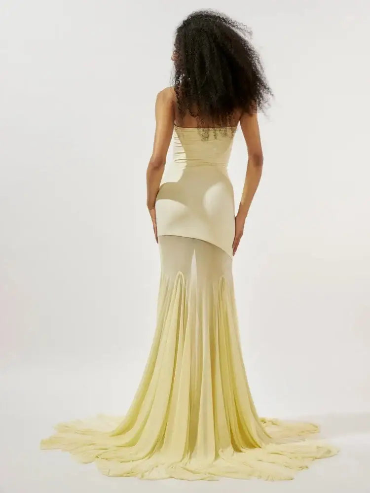 Vestido Longo Tomara que Caia Saila Vestido Longo Tomara que Caia Saila