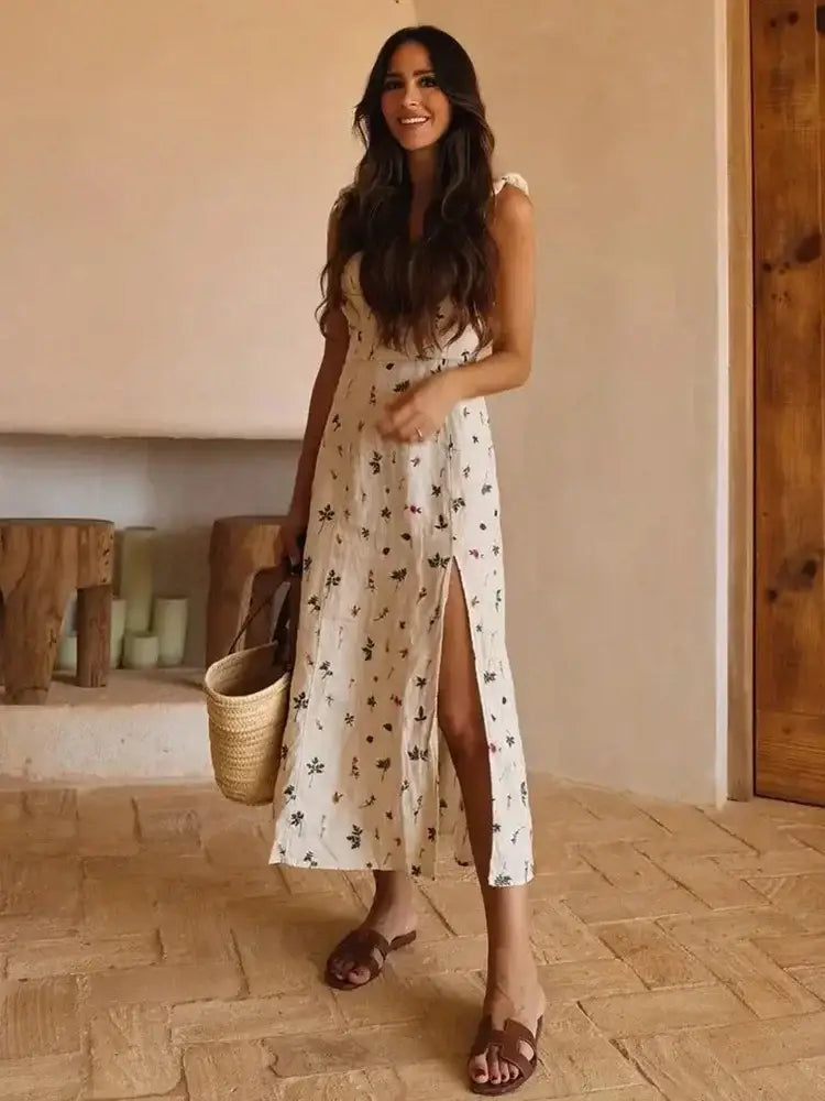 Vestido Midi Bordado Alina