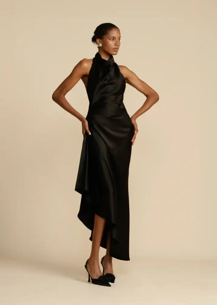 Vestido Midi Cetim Solane Vestido Midi Cetim Solane