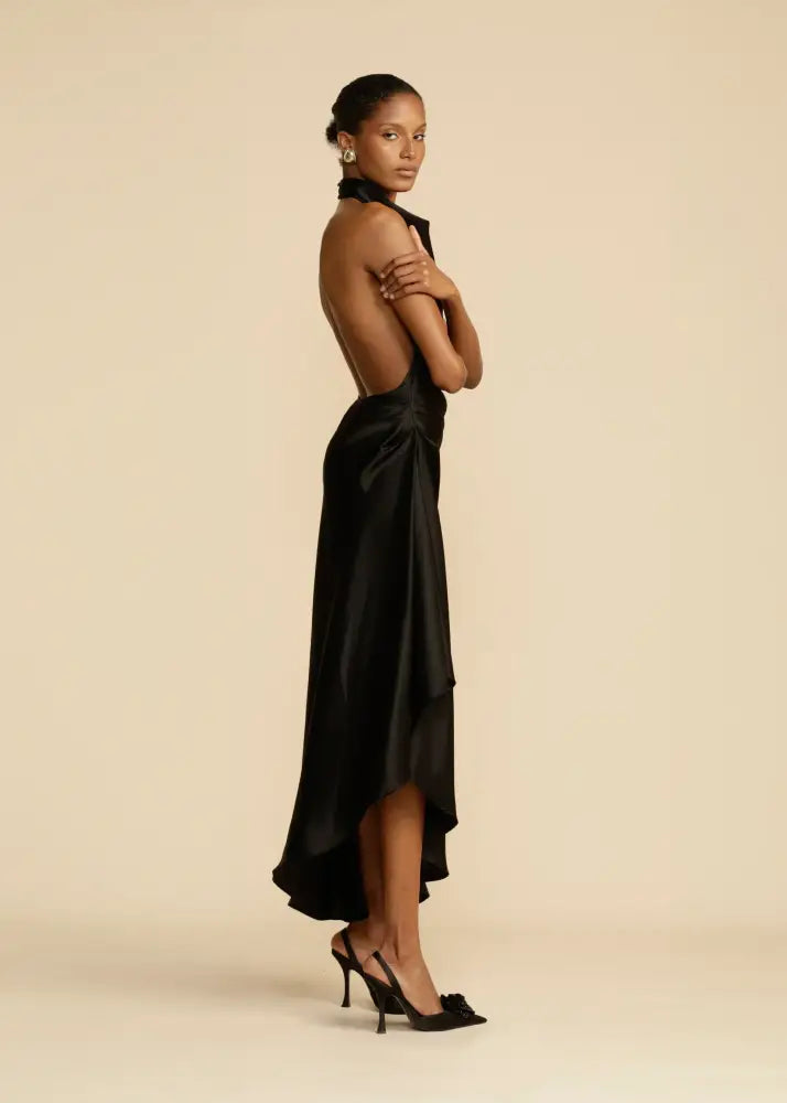 Vestido Midi Cetim Solane Vestido Midi Cetim Solane