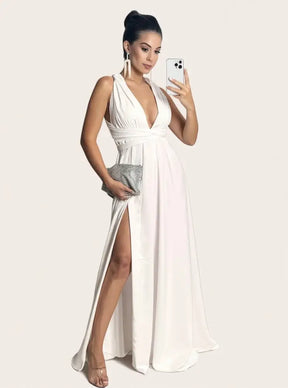 Vestido Multiformas Longo Vérsati Branco / P 36/38 Vestido Multiformas Longo Vérsati