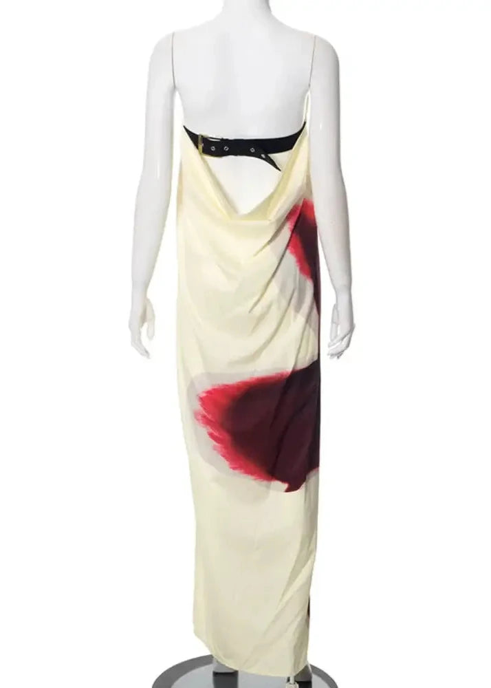 Vestido Reveillon Cetim Tomara Que Caia